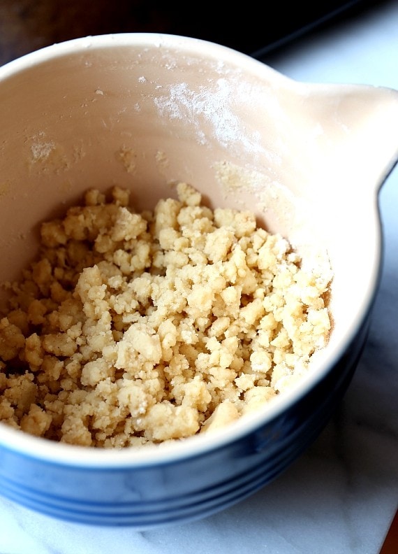 This Coffee Cake Granola combines the best part of the coffee cake, THE CRUMB TOPPING, with a honey sweetened, buttery, crunchy granola!