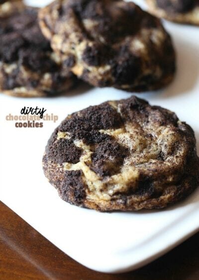 dirty chocolate chip cookies