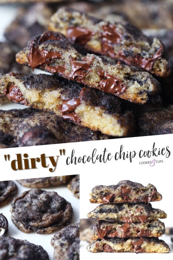 dirty chocolate chip cookies pinterest image