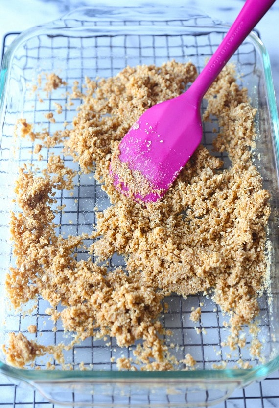 Graham Cracker Crust for PMS Bars!