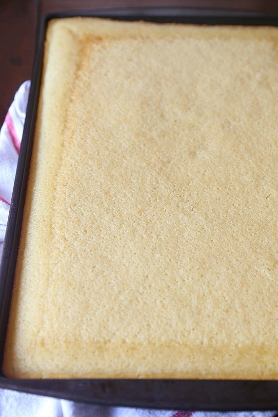 This Buttermilk Sheet cake is insanely tender and buttery, plus is a breeze to make. Your friends will be begging you for the recipe!