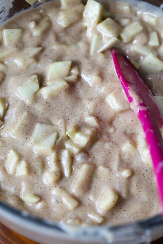 German Apple Cake with Fluffy Buttermilk Frosting