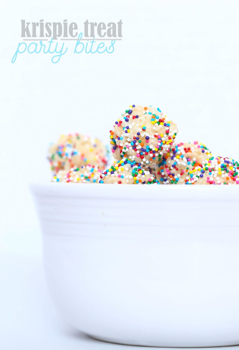 krispie treat party bites