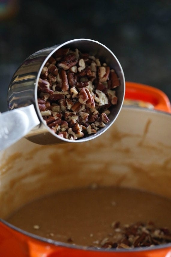 SOft Pumpkin Cookies topped with a rich, buttery Praline Frosting...the perfect combo!