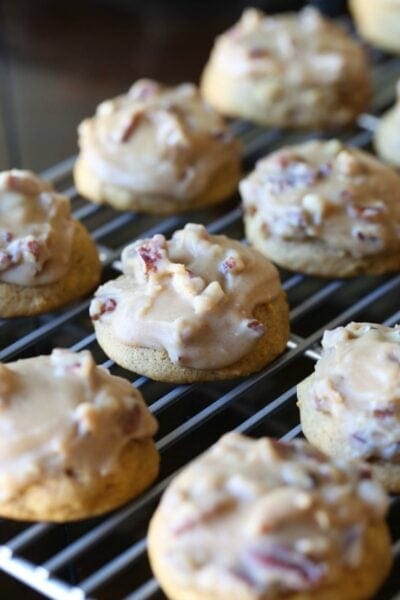 pumpkin praline cookies