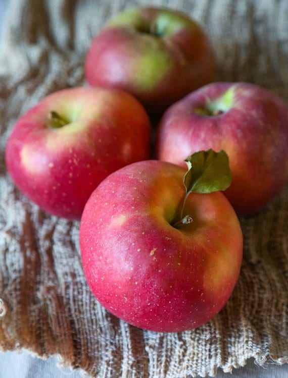 Apples for making apple chips