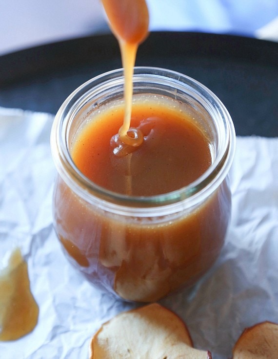 Apple Cider Caramel...super creamy, sweet with apple flavor and perfect for sipping and drizzling!