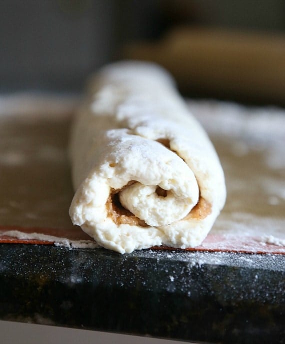 Rolled up Biscuit Cinnamon Rolls!