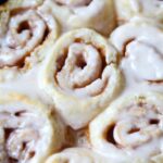 Super easy Warm and glazed Biscuit Cinnamon Rolls...so easy and ready in under 30 minutes!