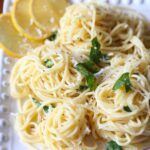 Buttery Lemon Spaghetti... a super quick fully flavor packed dinner idea!