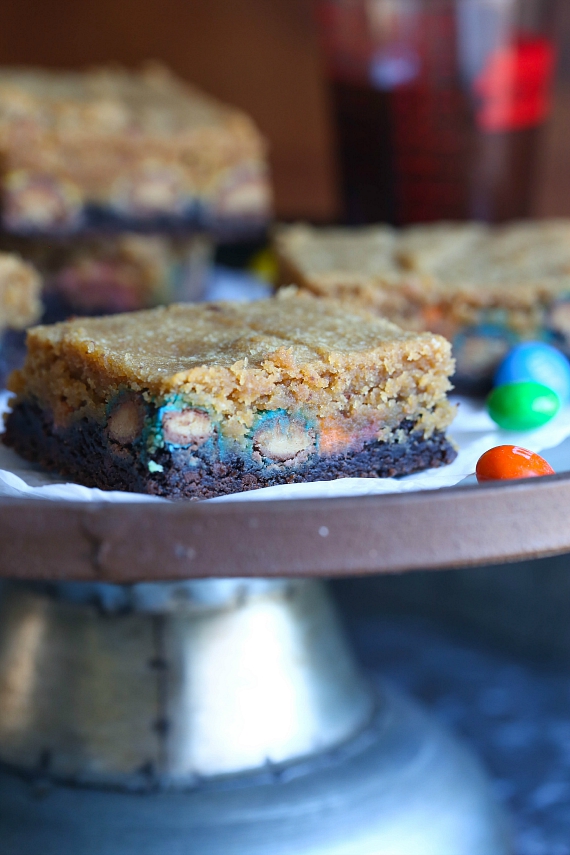 Chocolate Peanut Butter Gooey Butter Cake Cookies and Cups