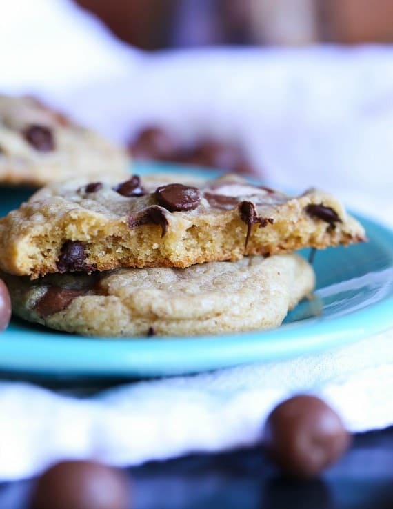 Whoppers Chocolate Chip Cookies...soft, chewy and packed with Whoppers!