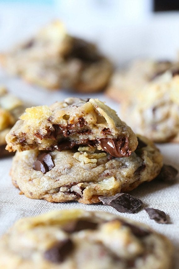 Kettle Chip Chocolate Chunk Cookies...Ooey gooey, salty and sweet!