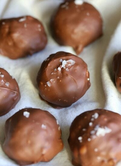 salty peanut butter s’mores truffles