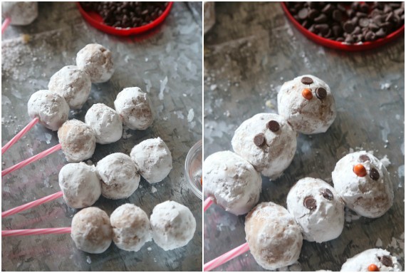 Donut Hole Snowmen Assembly