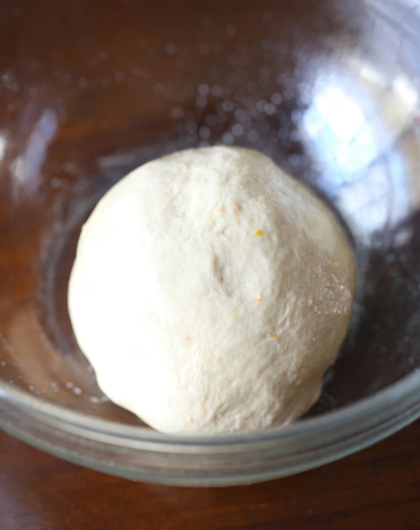 Dough ready to rise