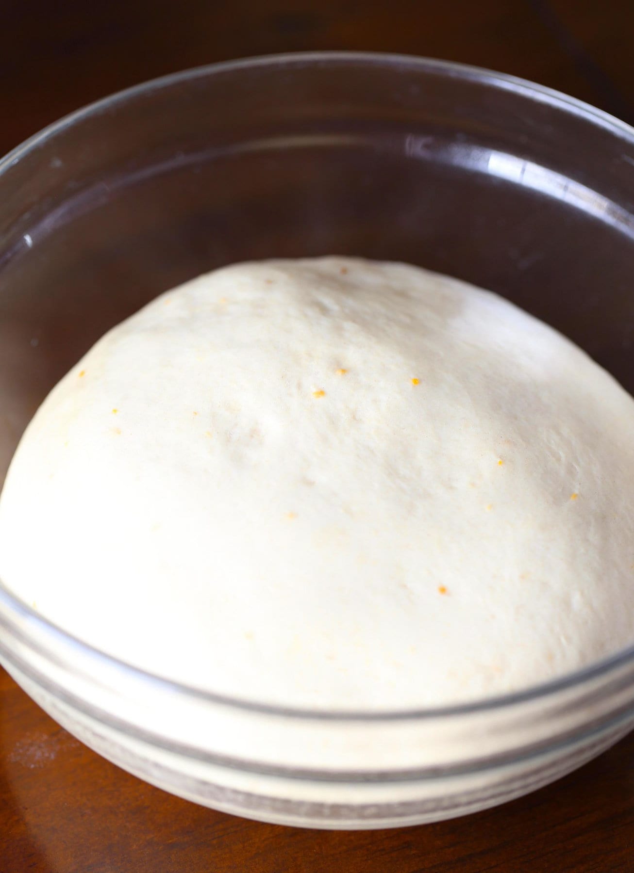 Dough after rising