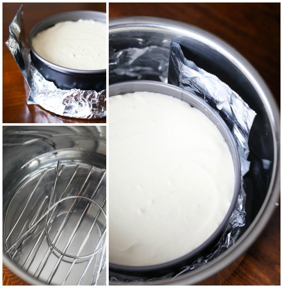 Make a foil sling to put your cheesecake into the INstant Pot for easy removal!