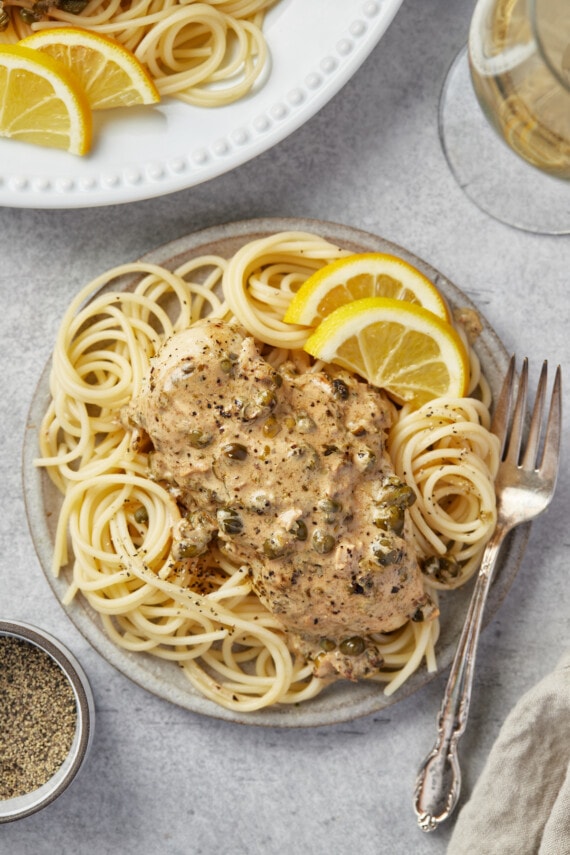 Easy Instant Pot Chicken Piccata Recipe | Cookies & Cups