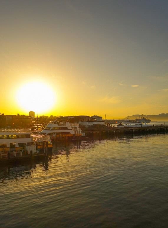 Sunset at Fisherman's Wharf