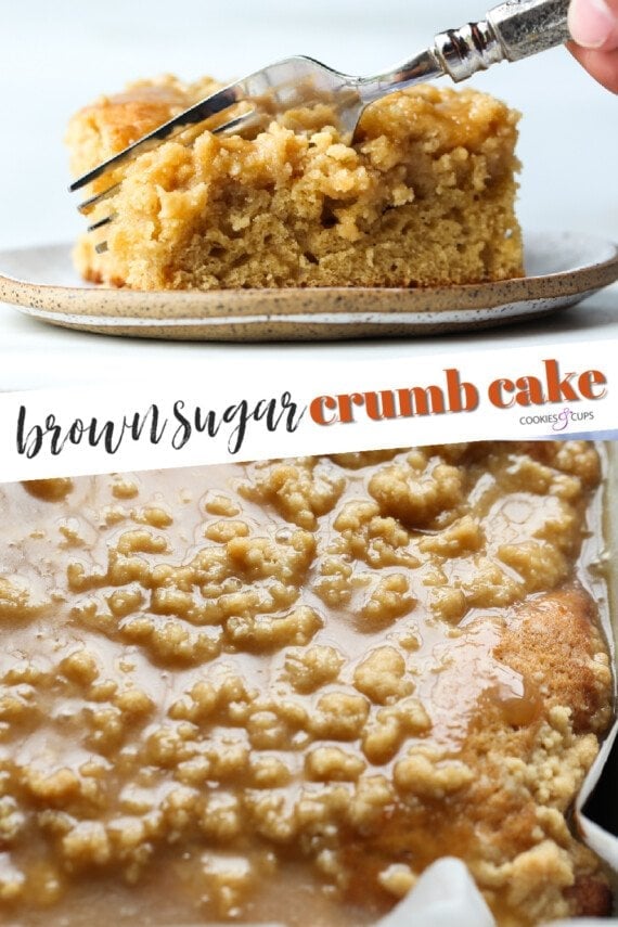 Brown Sugar Crumb Cake Pinterest Image