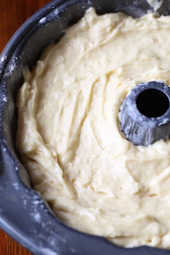 Coconut Cream Cheese Pound Cake