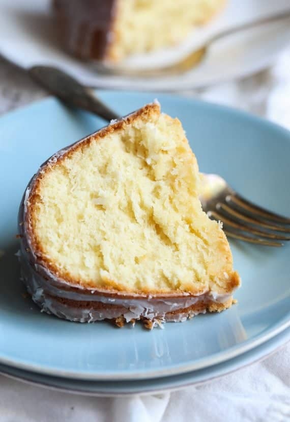 Coconut Cream Cheese Pound Cake