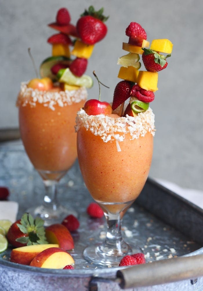 frozen sangria fruit cups