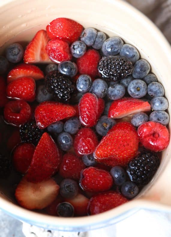 Wine Soaked Berries