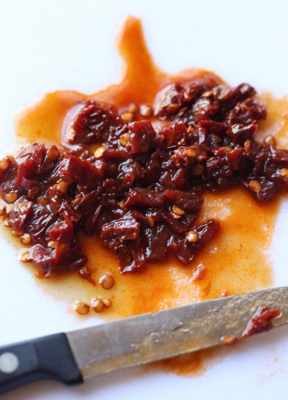 Chopped Chipotle Peppers in Adobo Sauce