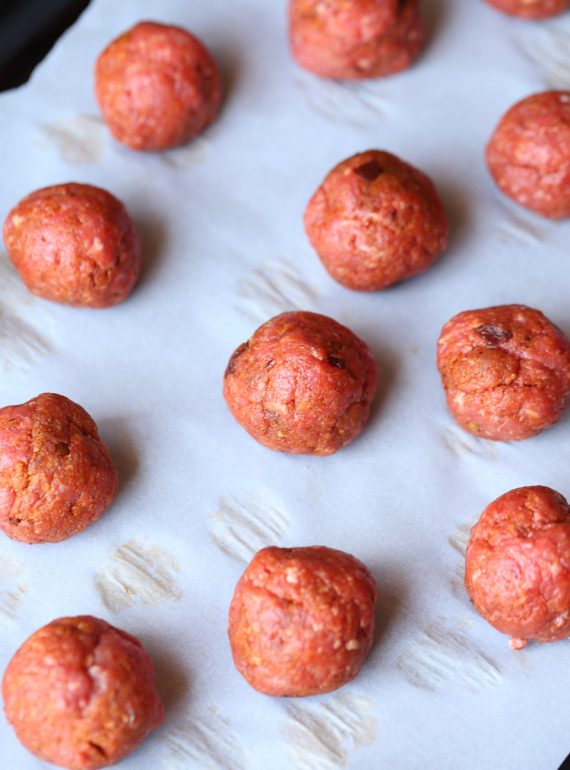 Baking Chipotle Meatballs