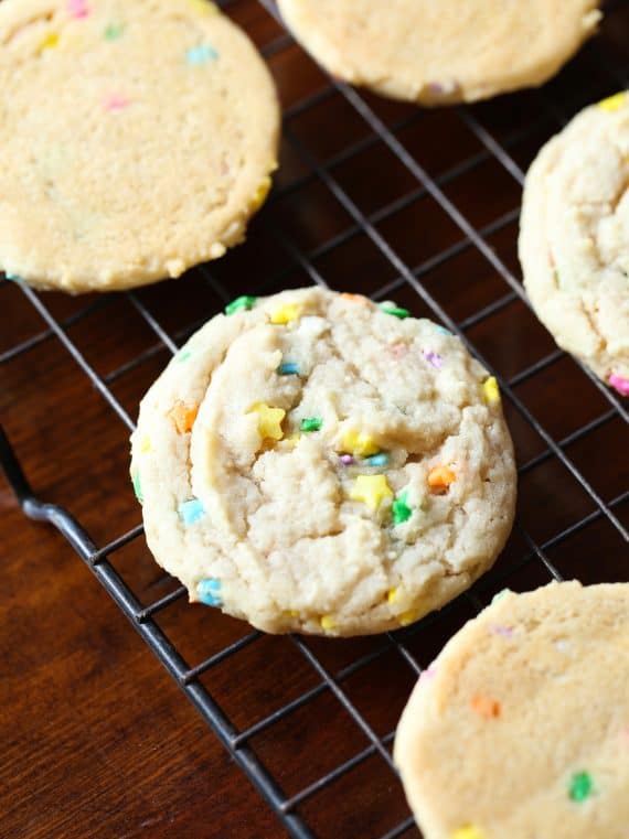 Sugar Cookie Double Doozie Cookie Sandwiches... chewy, sweet and loaded with sprinkles!