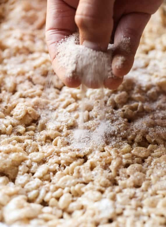 Snickerdoodle Krispie Treats