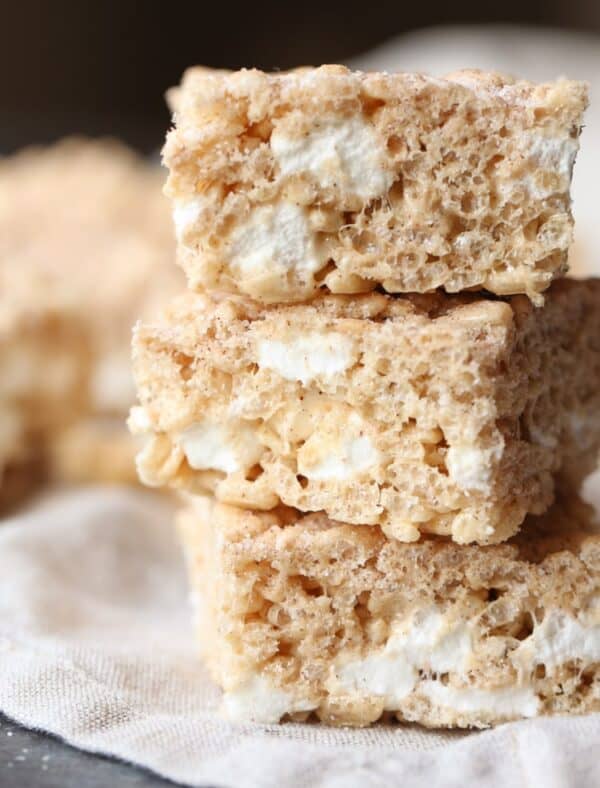 snickerdoodle krispie treats