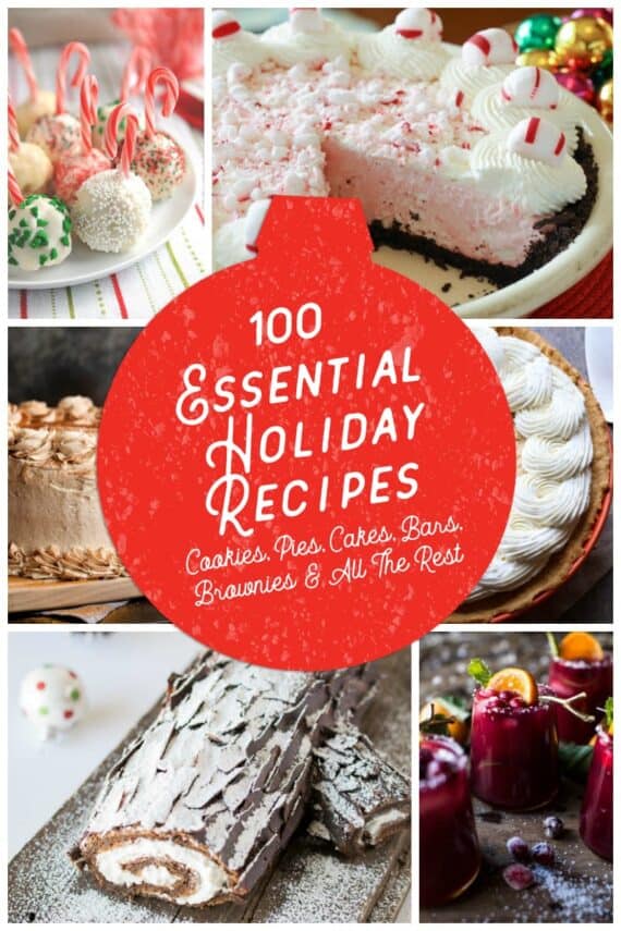 Collage for Holiday Baking Guide 2016 - 100 Essential Holiday Recipes