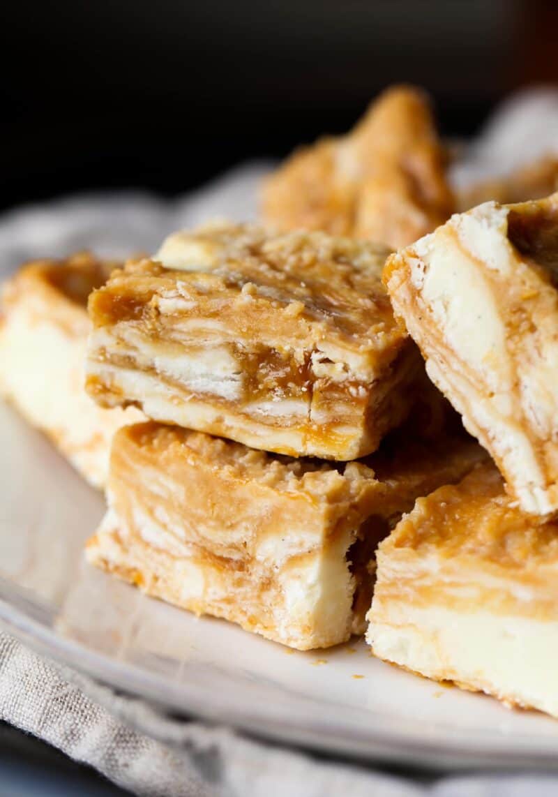 dulce de leche swirled fudge