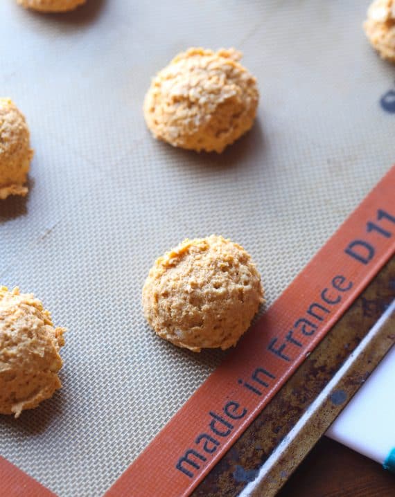 Pumpkin Sage Drop Biscuits. These are crispy on the outside, tender in the middle and packed with fall flavor!