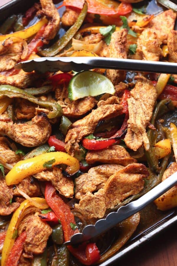 sheet pan fajitas