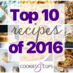 Collage of Top 10 Recipes of 2016