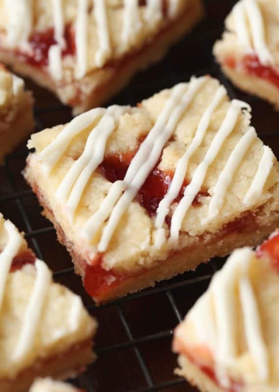 Strawberry Shortbread Bars