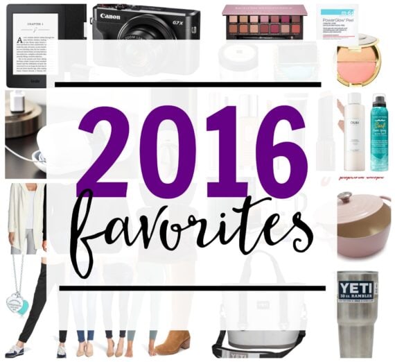 Collage of 2016 favorite gifts