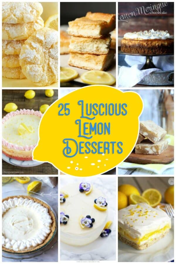 25 Easy and Tangy Lemon Dessert Recipes | Dessert Recipes