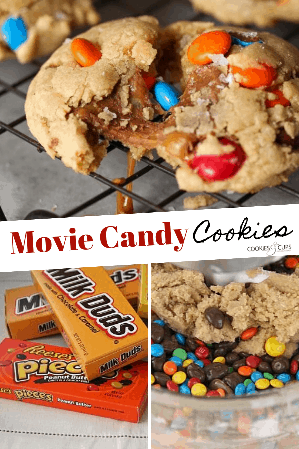 Movie Candy Cookies  Cookies Filled with Your Favorite Candy!