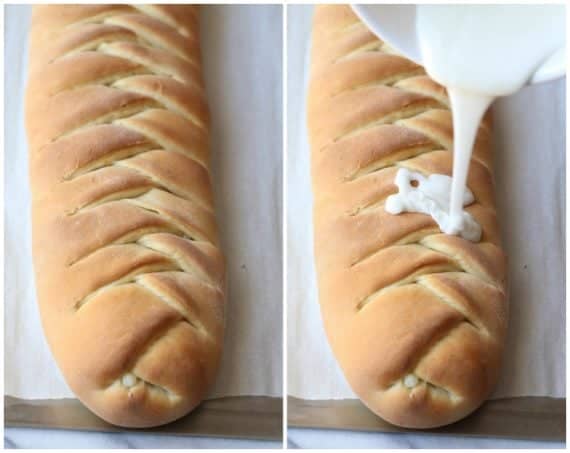 This Cream Cheese Lemon Braid is a sweet bread filled with creamy lemon cream cheese filling!