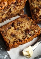 The BEST Chocolate Chip Banana Bread you will ever try!