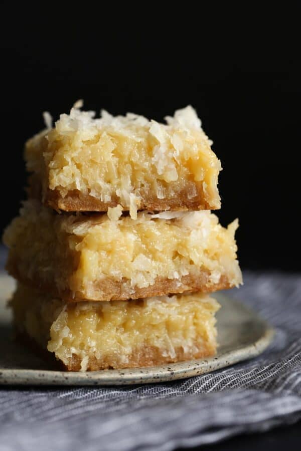 butter coconut bars