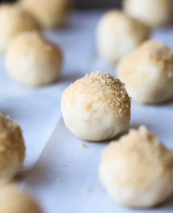 Sand Dollar Cookies! Buttery and sweet with a meltaway texture. Perfect with a cup of coffee!