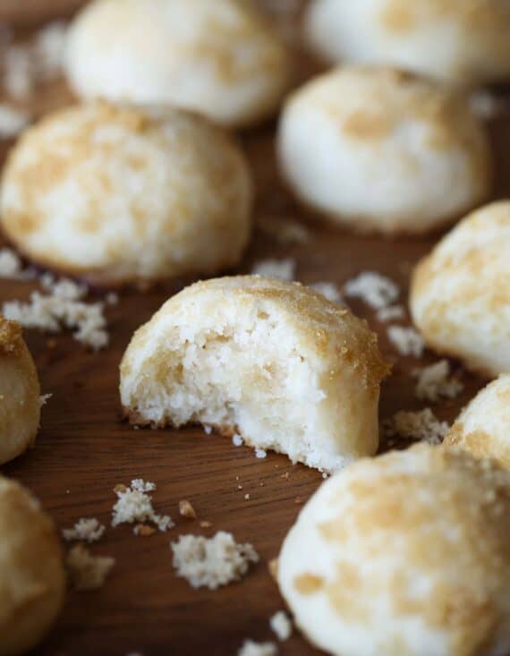 Sand Dollar Cookies! Buttery and sweet with a meltaway texture. Perfect with a cup of coffee!