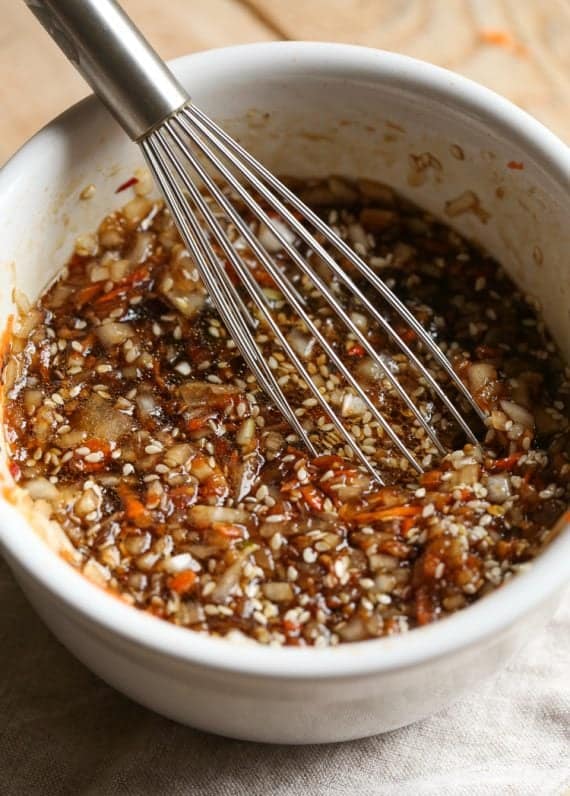 Asian Fire Meat... an easy and spicy marinade on thinly sliced beef. Great over rice or in an Asian-style taco!
