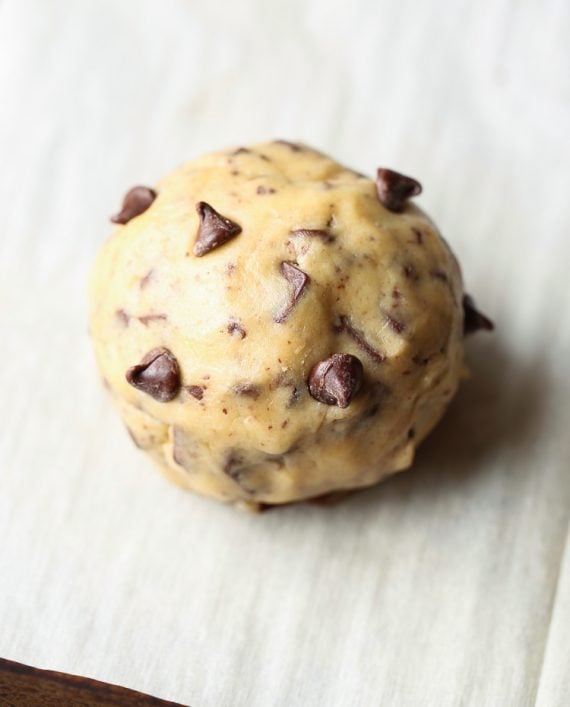 Half Pound Chocolate Chip Cookies! These are a perfect special treat to share, or a great bake sale cookie!